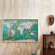 아트 월드맵 세계지도 세계여행 모자이크블록, 11695장세계지도+디스어셈블러