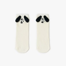 플레이그라운드 pre-orderPuppy Knee SocksWhite 183108