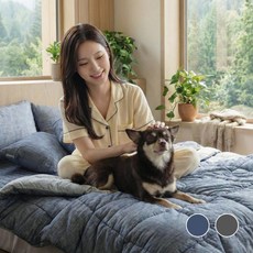 슬리안 먼지없는 부드러운 알러지케어 사계절 차렵이불