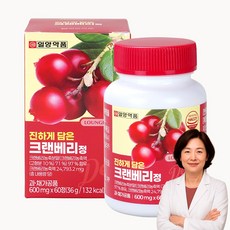 일양약품 진하게 담은 고함량 농축 크랜베리정, 4개, 60정