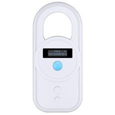 강아지 인식칩 반려동물 스캐너 리더기 마이크로칩 고양이스캐너 태그 식별 반려견, R66D(화이트), 1개