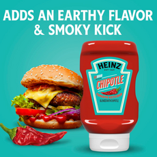 [Heinz] 미국 하인즈 매운맛 토마토 케찹 3종 하바네로 할라피뇨 치폴레 Heinz Spicy Ketchup, 치폴레 케찹, 1개, 397g