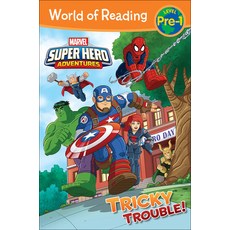 (영문도서) Super Hero Adventures: Tricky Trouble! Prebound, Turtleback, English, 9780606395083