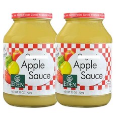Eden Foods 에덴푸드 애플 소스, 2개