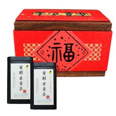 鑫龍源有機茶園 鴻福杉林溪有機茶葉禮盒180g-300g/附提袋組 (有機驗證金萱/綠茶/蜜香), 1個, 有機蜜醇清香金萱茶50gx6罐-共300