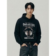 비바스튜디오 베타 후드티셔츠 - CHARCOAL