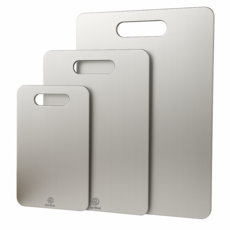 원리버 SUS 304 클린 위생 스텐 도마, 1개, 실버