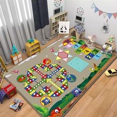 兒童房地墊 遊戲墊 飛行棋 早教中心幼兒園, ET02-,120x160公分（送飛行棋）
