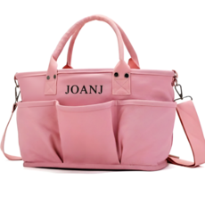 조앤제이 가벼운 10포켓 유모차호환 국민 기저귀가방 + 스트랩 세트, 슈가핑크