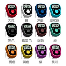板橋現貨【帶燈手指計數器】電子計數器.念佛計數器.戒指計數器.人數計數器.指環唸佛計數器.數位計數器【傻瓜批發】G11, 1個, (G11)計數器-不挑色