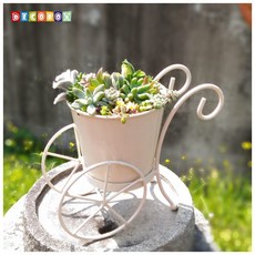 花嫁桌上型小手推車, 米色, 1 Tier