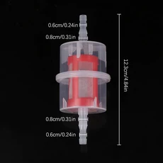 【AD】1 Pc 6/8mm 인라인 디젤 연료 필터 플라스틱 오토바이 자동차 연료 필터 범용 자동차 교체, 01 Onesize