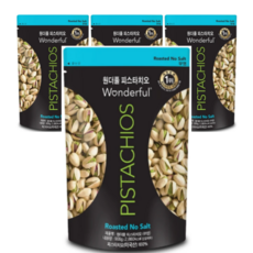 원더풀 피스타치오 무염, 900g, 4개