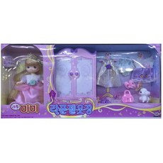 리틀미미 라푼젤 옷장, 혼합색상, 1개