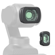 VRIG DJI Osmo 포켓 3과 호환되는 광각 렌즈 112°의 확장 FOV 마그네틱 부착 양면 코팅 광학 유리 액션 카메라 렌즈(FT-06 렌즈) 213668, Wide-Angle-Lens