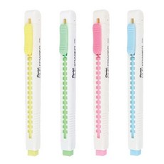 까치스 [Pentel] 화이트바디 (12개1세트) 고급지우개, Green (ZE80WㅡK)