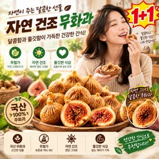 1+1자연 건조 무화과 반건조 무화과 무화과 말랭이 국산 말린 무화과 Q 쫄깃하고 씹는 맛이 좋음 prosekor, 1박스, 100g
