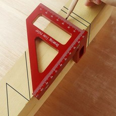 마글론 목공 직각자 목공용 삼각자 연귀자 각자 목공자, 1개