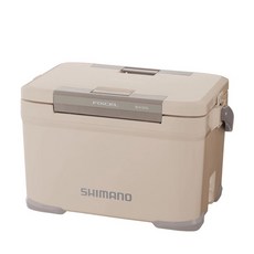 SHIMANO NF-322V 22L 硬式冰箱 - 桃園東區釣具推薦，保冷效果佳，釣魚必備, 米黃色, 1個