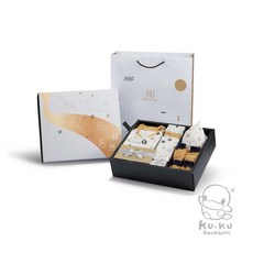 KUKU 酷咕鴨 純真之瞳包巾 北歐迷境森林 十二星座 豪華禮盒-16件組 彌月禮盒