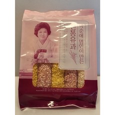 박순애명인 한과제조비법 전통유과 가족간식 차 커피와함께, 6개, 80g