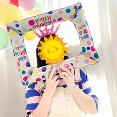 달콤한 도넛 아이스크림 케이크 호일 풍선 사랑 헬륨 베이비 샤워 생일 파티 장식 어린이 장난감 디지털 그림 Globo, 기타, photo frame