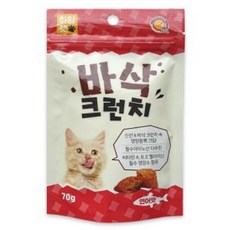 늘윗트 아임캣 바삭크런치 70g 연어 고양이 간식