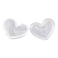 클리어 아크릴 애완동물 털 보관함 상자 고양이 털 홀더 장식으로 기념 전시 DIY 공예 및 반려동물 추모 선물 제공, Small love