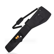 휴대용 슬림 골프 하프백 연습 골프채 클럽 가방 골프 연습 하프백 휴대용 가방 dew+542MC, 블랙