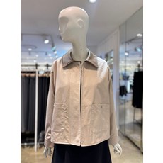 [백화점 정품] 숲 레더 카라 배색 집업 점퍼 SC3UJ90