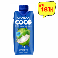 차바 코코넛 워터, 18개, 310ml