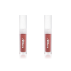 Amour 唇頰兩用唇泥, 2個, 紅棕可可