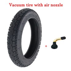 14x2.50 (64 254) 튜브리스 타이어 14 인치 전기 스쿠터 자전거 바퀴 용 공압 휠, 02 with nozzle, 1개