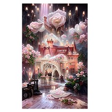 Inart 圓形串珠寶石十字繡, YR-1156, 1個