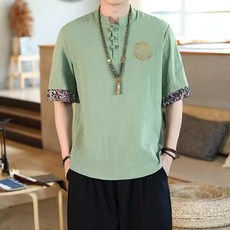 남자 7부 소매 개량한복 저고리 생활 법복 여름 절복 12