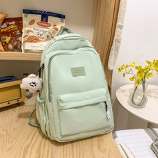 書包女初中女生2026新款大容量小學生中學生高中生揹包學生雙肩包, 綠色:單包, 1個
