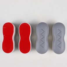 馬桶蓋墊片 加高坐圈緩衝墊 靜音腳墊 馬桶圈配件, 1個, 弧形陞級版-4個裝