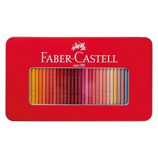 Faber-Castell 파버카스텔 수채색연필 평캔 100색 세트 TFC-WCP/100C, 1개, 1개
