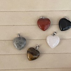 원석 부자재 파츠 하트 팬던트 팔찌 목걸이 소품샵