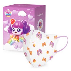 브리드케어 캐치티니핑 S4 키즈 마스크 소형 L, 말랑핑, 1개, 25매입