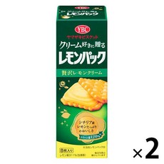 YBC 야마자키비스켓 레몬팩 고급 레몬크림샌드 8매입 X 2상자세트 일본과자 일본스낵 일본간식 일본쿠키