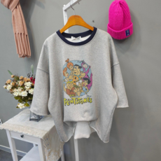 파더 패밀리 기모 7부티셔츠