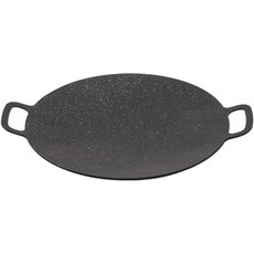 탄씨엔쯔 탄스트라이더 바베큐 그리들팬 30cm 실리콘 장갑 포함, 블랙, 1개