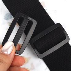 마켓헤라 가방끈 부자재 플라스틱 왈자 조리개 38mm 가방끈줄이기 가방끈부자재