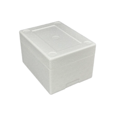 [낱개판매]찐빵박스 스치로폴/스티로폼/아이스박스/택배박스/다용도/김치/유통 넥스팩 공장직영, 1개, 흰색