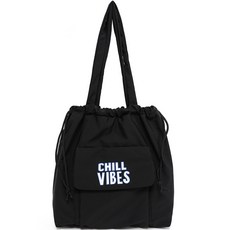 EHOOO 尼龍帆布托特包 大容量運動單肩包, 1個, 黑色