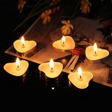 [llon몰] 하트미니양초 핑크50개 티라이트초