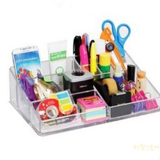 라망 책상 투명 오거나이저 중형