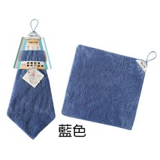 衣襪酷 超細纖維吸水擦手巾 抑菌防霉 多用途清潔, 藍色, 1個