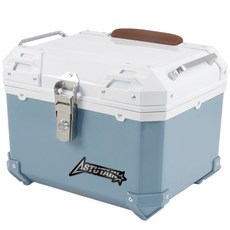 Astutain 阿斯圖坦 塑合金烤漆機車後箱 置物箱 行李箱, 丹寧藍